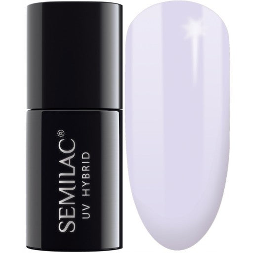 SEMILAC Hybrid Nail Polish 127 Violet Cream - 7 ml | Vaistine1.lt