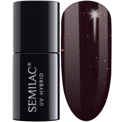 SEMILAC Hybrid Nail Polish 148 Night Euphoria - 7 ml | Vaistine1.lt