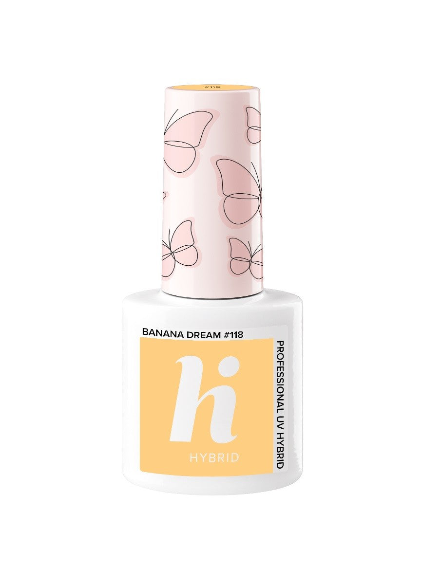 Hi Hybrid Hybrid Lacquer Butterfly #118 Banana Dream 5ml | Vaistine1.lt