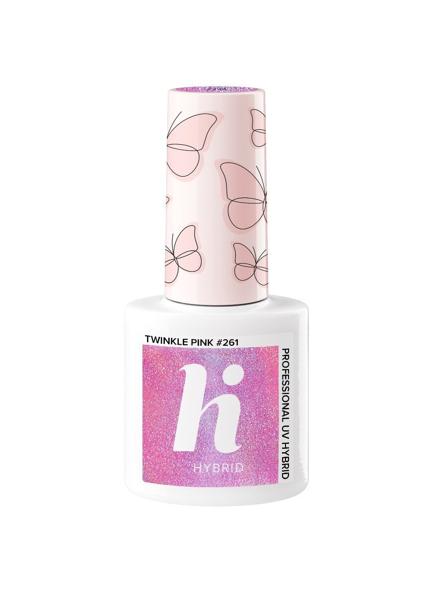 Hi Hybrid Hybrid Lacquer Butterfly #261 Twinkle Pink 5ml | Vaistine1.lt