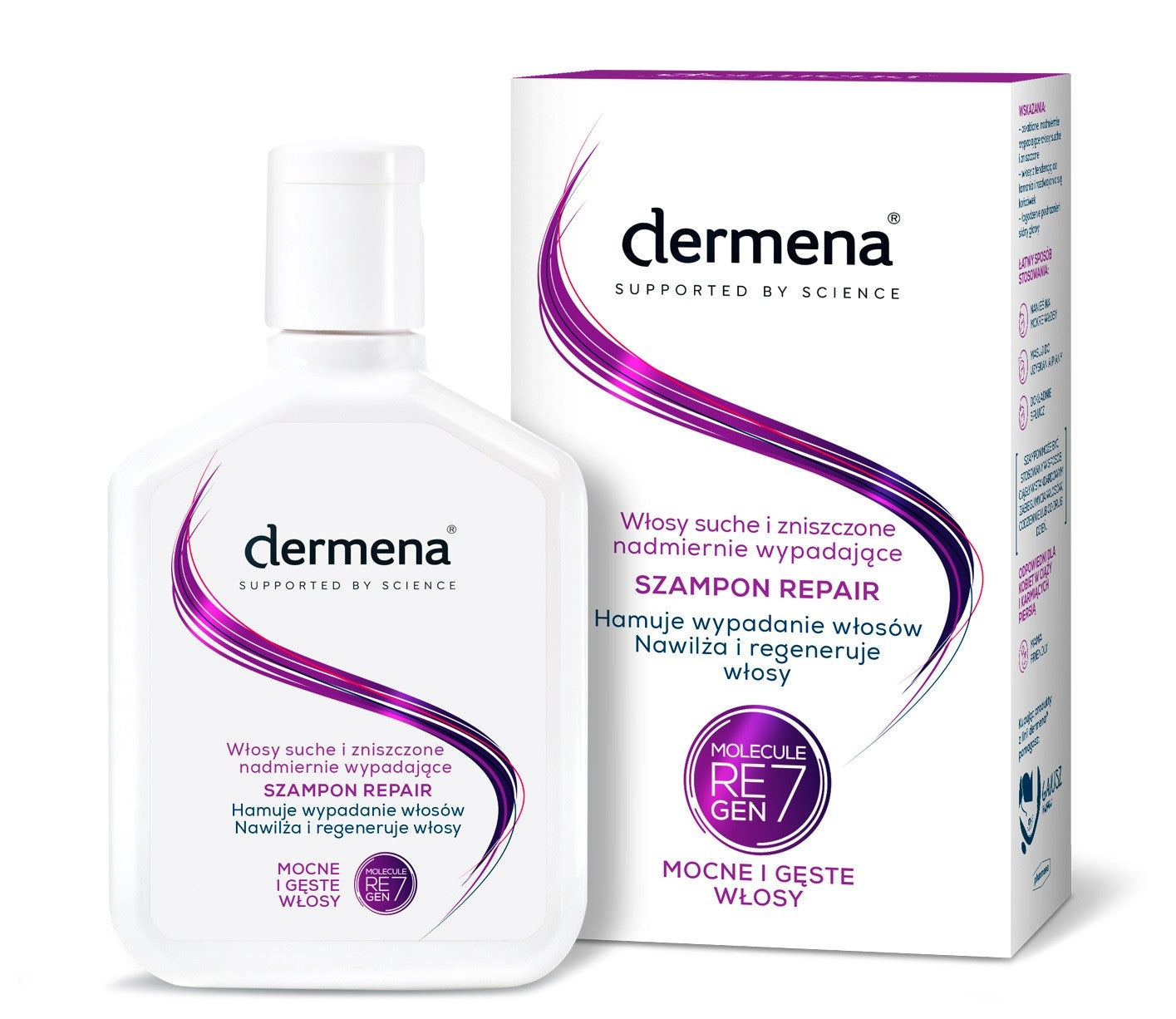 Dermena Hair Care Repair Shampoo for rebuilding and preventing hair loss 200ml | Vaistine1.lt