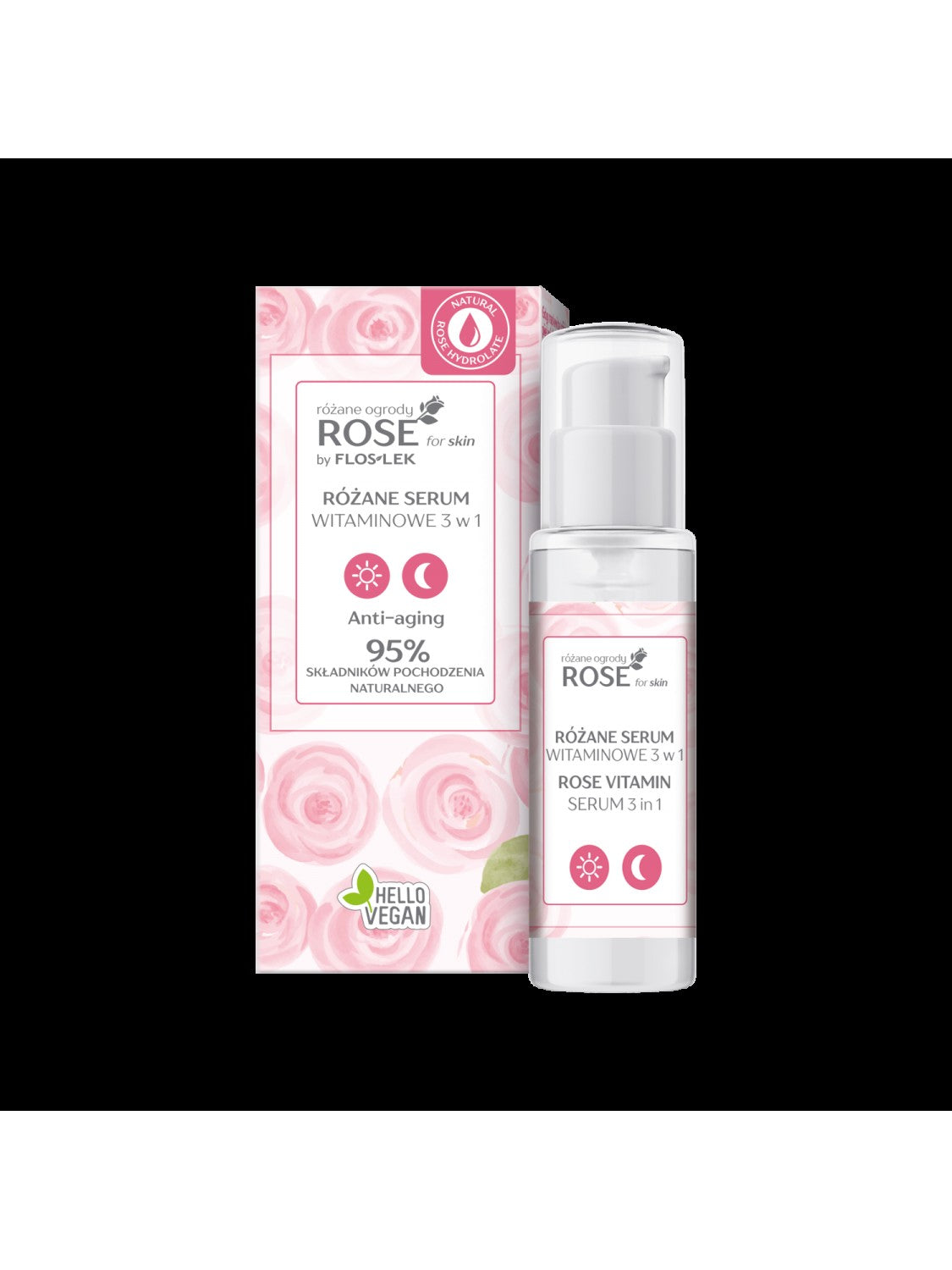 FLOS ROSE FOR SKIN Vitamin Serum | Vaistine1.lt