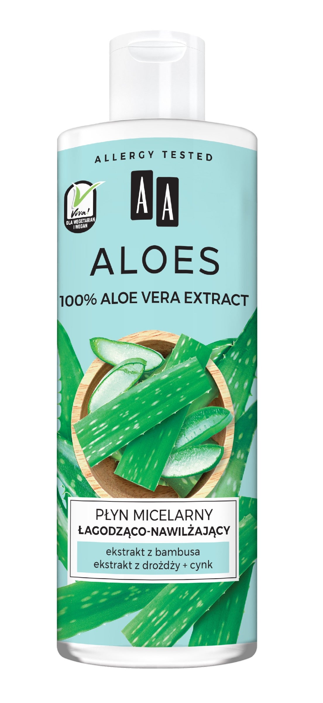 AA ALOES Moisturizing Micellar Liquid 400ml | Vaistine1.lt