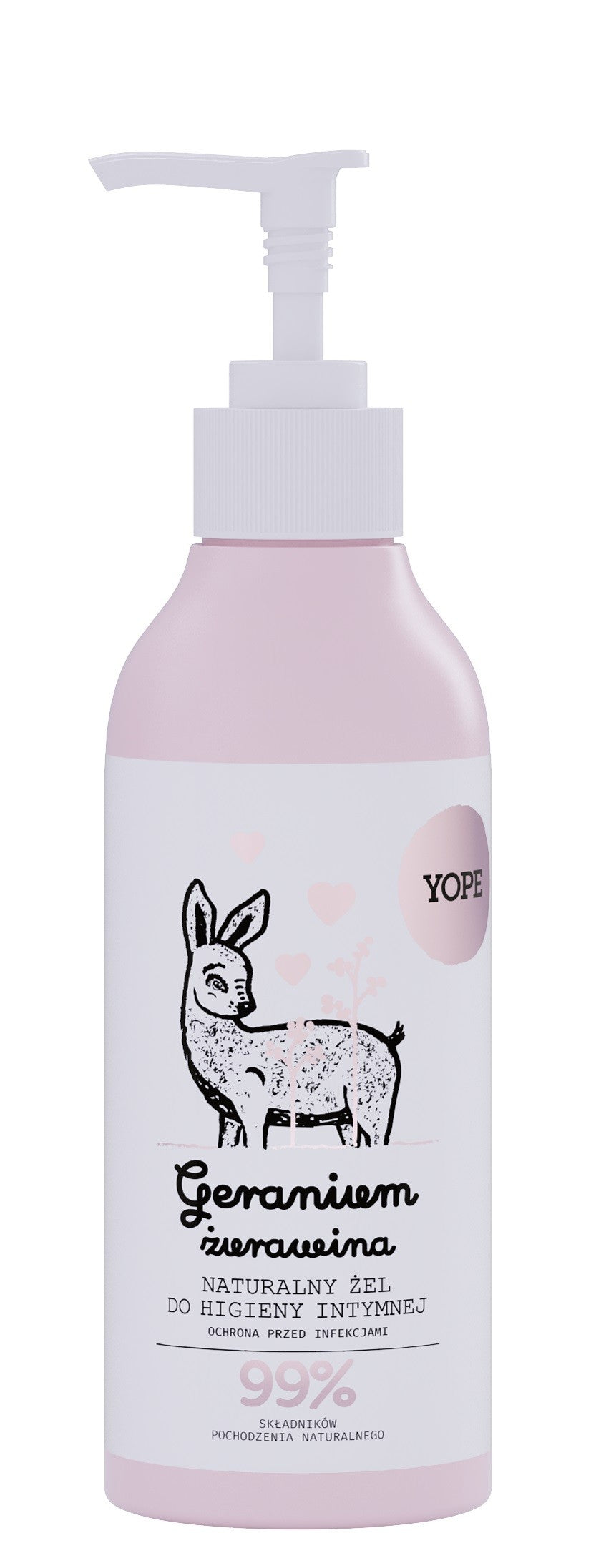 YOPE Intimate Hygiene Gel Geranium and Cranberry 300m& | Vaistine1.lt