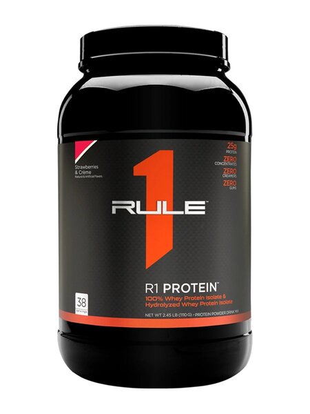 R1 Protein, Strawberries & Creme - 1110g - Rule One