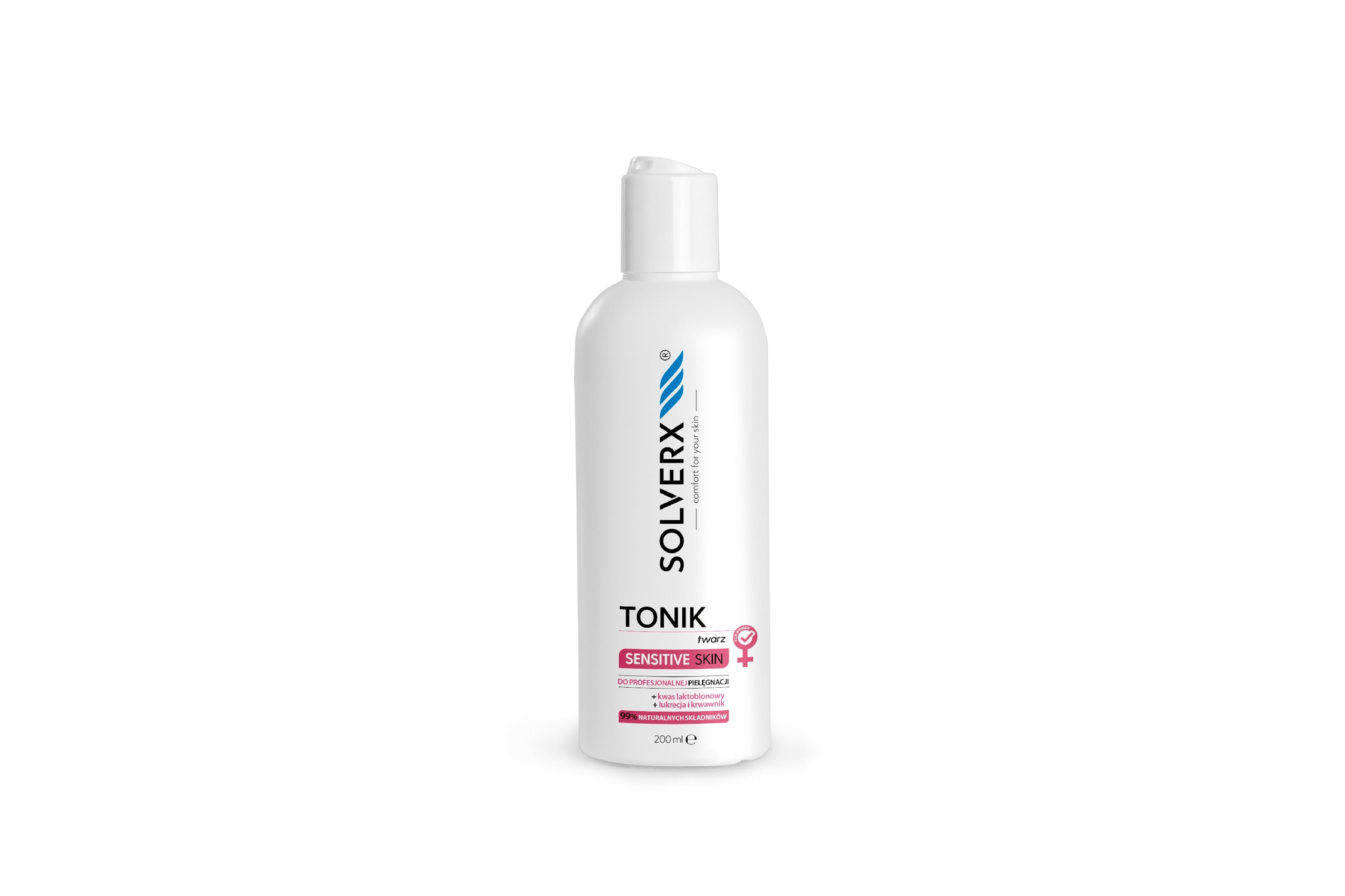 SOLVERX Face Toner SENSITIVE SKIN for women 200ml | Vaistine1.lt