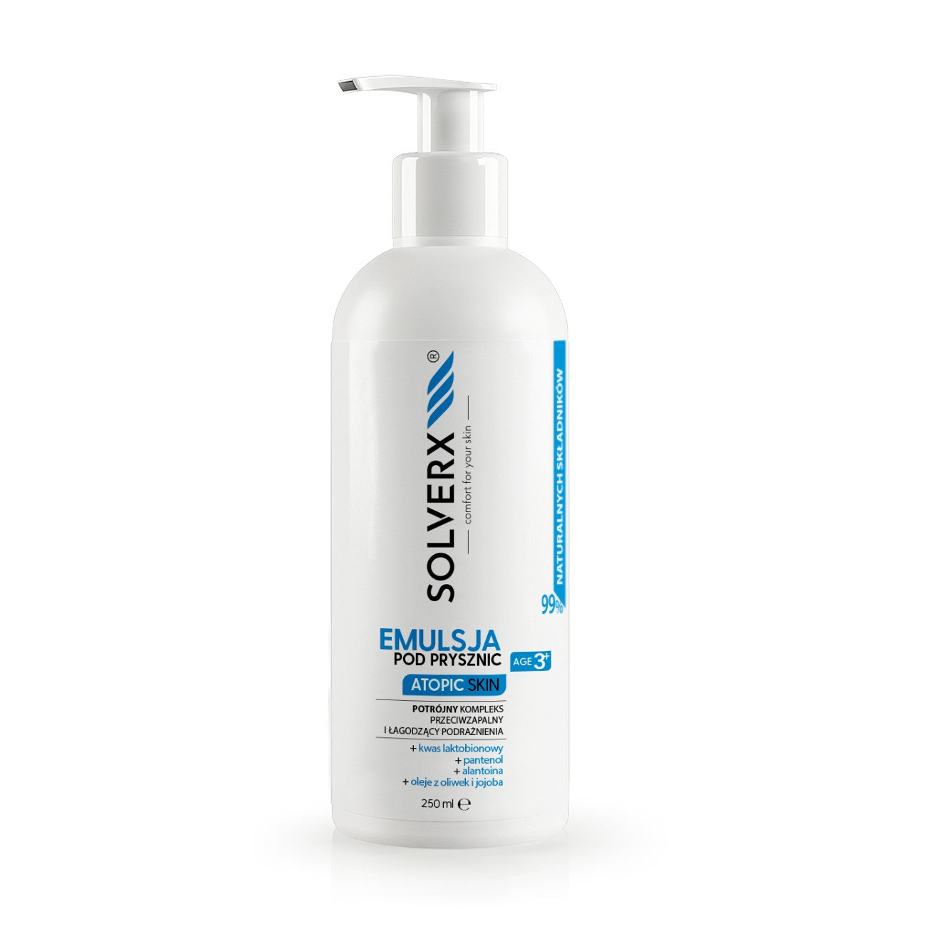 SOLVERX Shower Emulsion ATOPIC SKIN 250ml | Vaistine1.lt