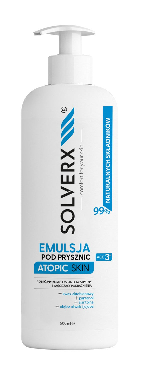 SOLVERX Shower Emulsion ATOPIC SKIN 500ml | Vaistine1.lt