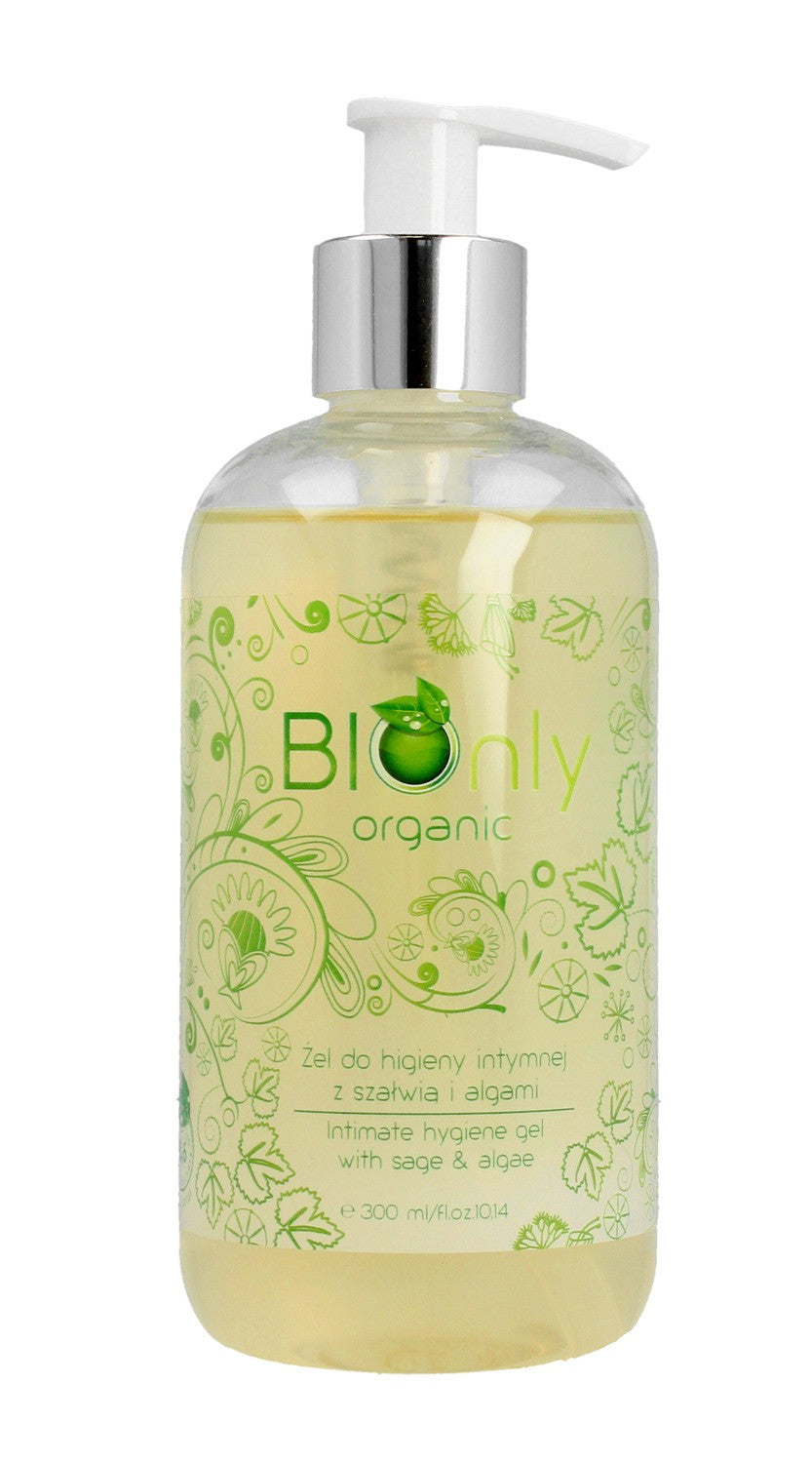 BIOnly Organic Intimate Hygiene Gel with Sage and Algae 300ml | Vaistine1.lt