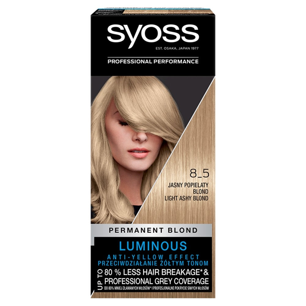 Schwarzkopf Syoss Hair Color Very Light Blonde No. 8-5 1pc. | Vaistine1.lt