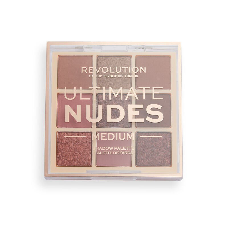 Makeup Revolution Ultimate Nudes Shadow Palette Eyeshadow Set Medium 1pc | Vaistine1.lt