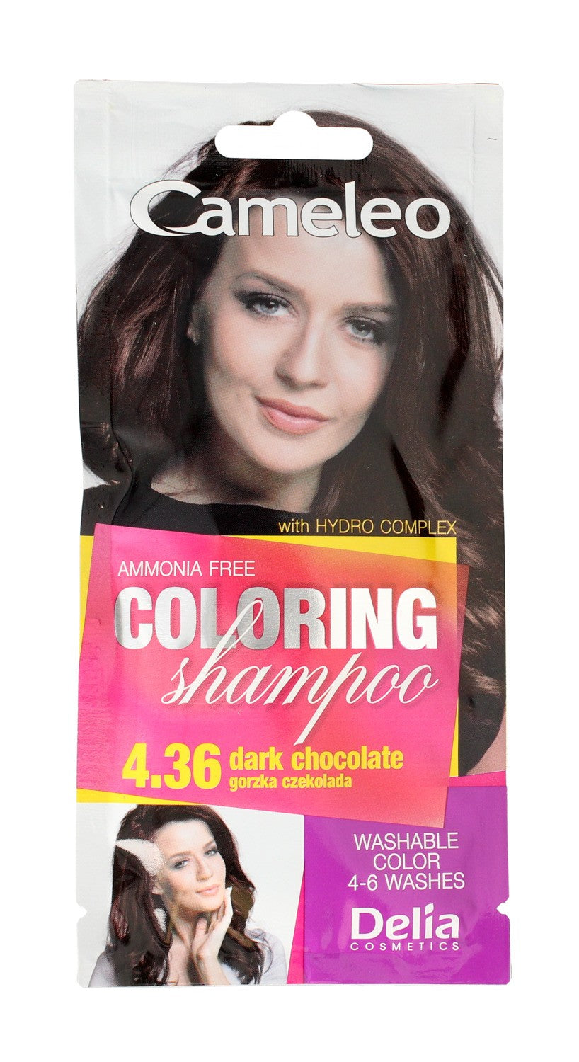 Delia Cosmetics Cameleo Color Shampoo No. 4.36 Bitter Chocolate 1 piece | Vaistine1.lt