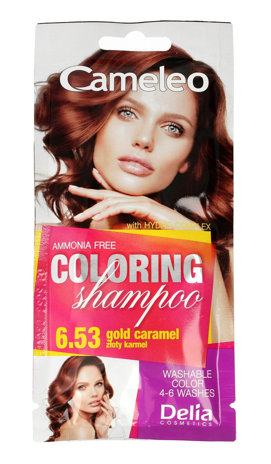 Delia Cosmetics Cameleo Coloring Shampoo No. 6.53 Golden Caramel 1pc | Vaistine1.lt