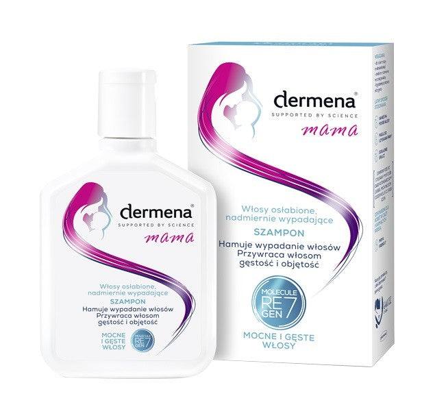 Dermena Supported By Science Mama Shampoo for weakened and falling hair 200ml | Vaistine1.lt