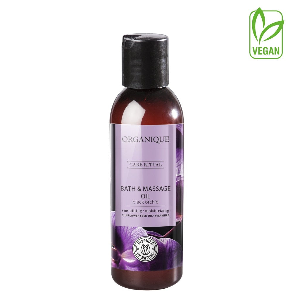 ORGANIQUE Black Orchid Bath and Massage Oil 125ml | Vaistine1.lt