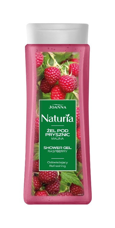 Joanna Naturia Shower Gel Raspberry - refreshing 300ml | Vaistine1.lt