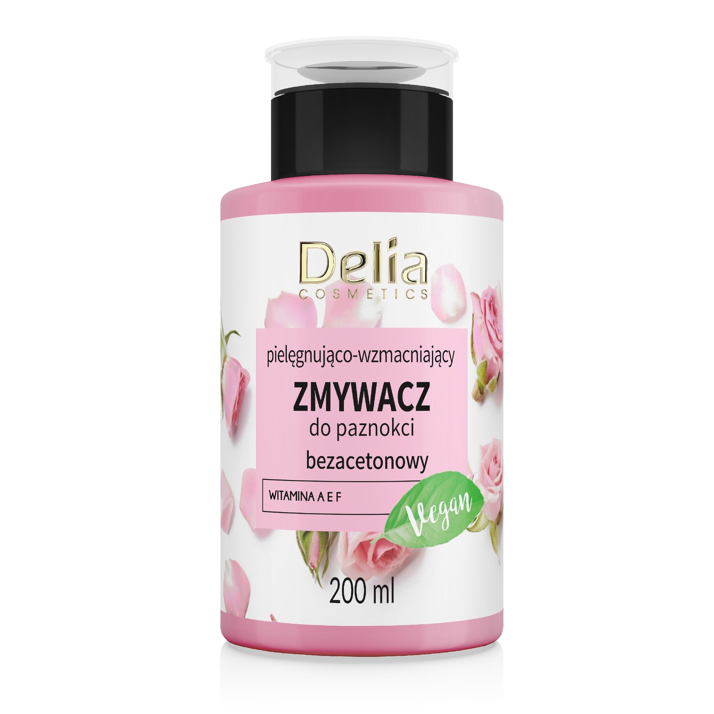 Delia Cosmetics Vege Nail Polish Remover Strengthening and Caring Acetone-Free 200ml | Vaistine1.lt