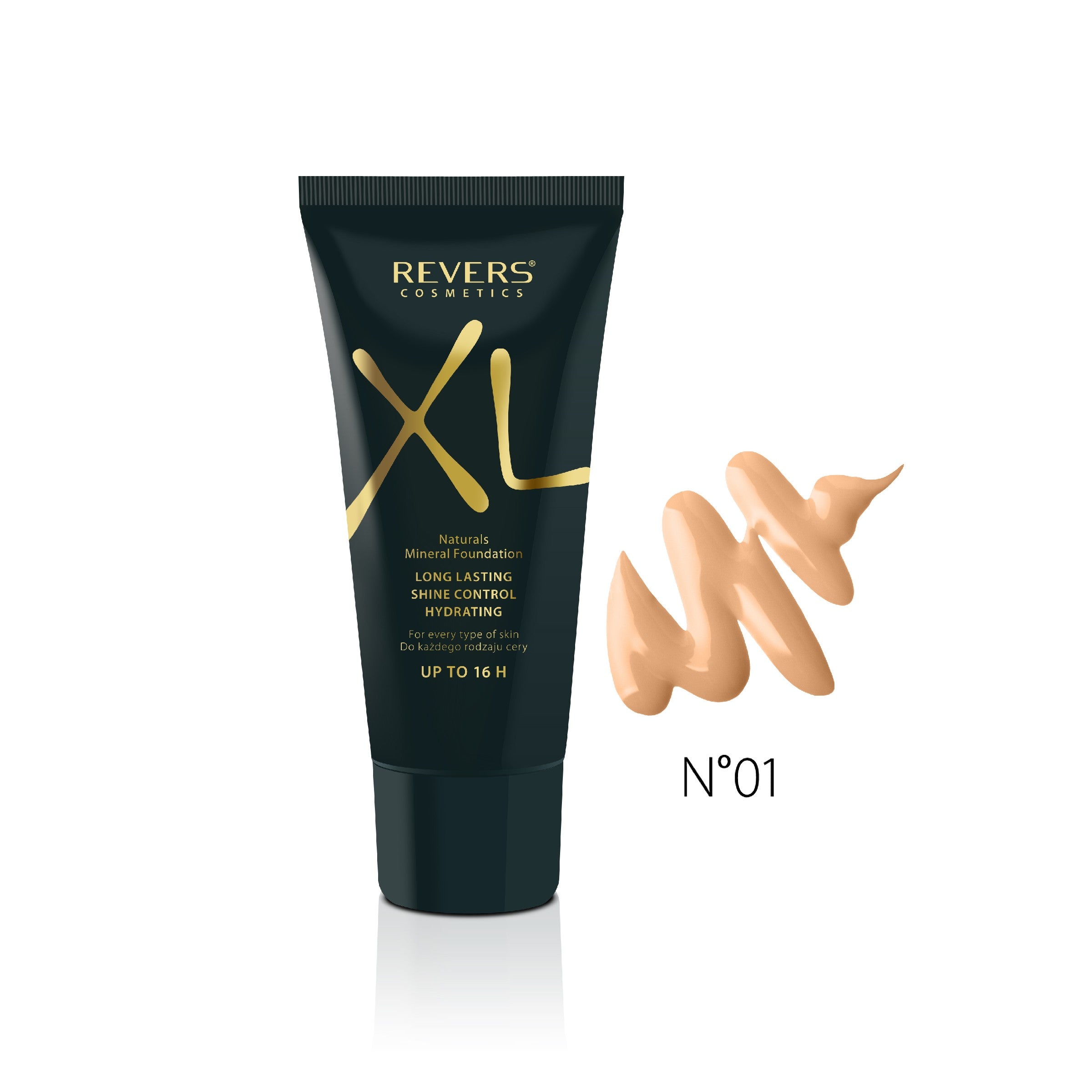 REVERS XL Natural Minerals Foundation 01 Natural 30ml | Vaistine1.lt