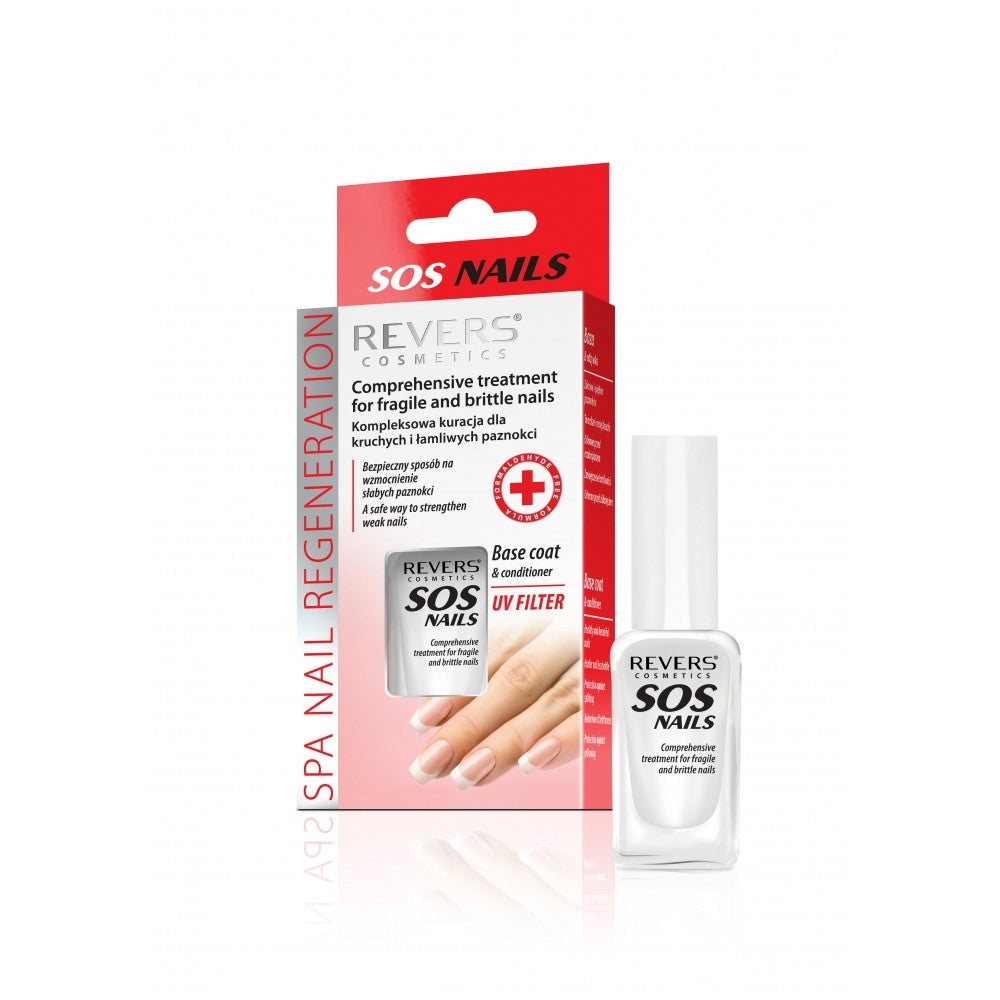 REVERS Comprehensive Treatment for Brittle and Fragile Nails SOS Nails 10ml | Vaistine1.lt