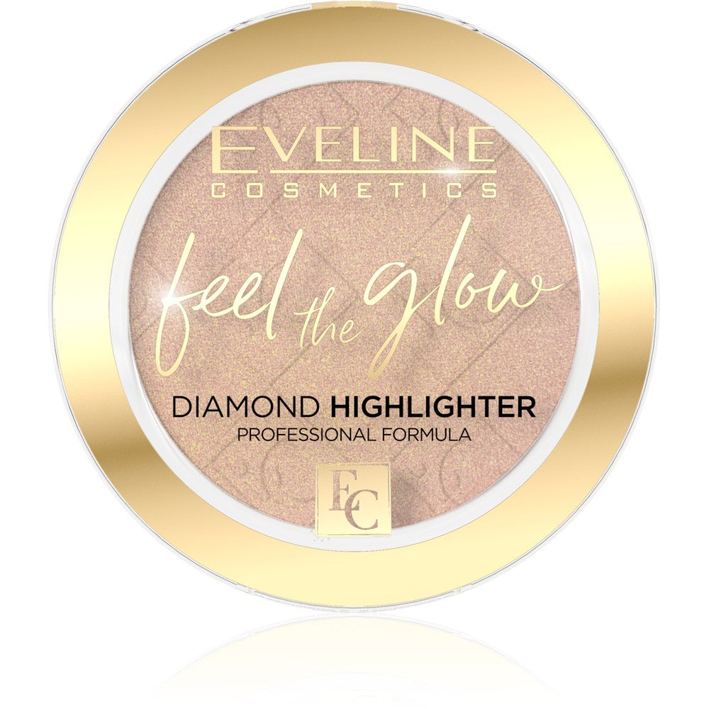 Eveline Feel the Glow Face Highlighter in Stone No. 02 1pc | Vaistine1.lt