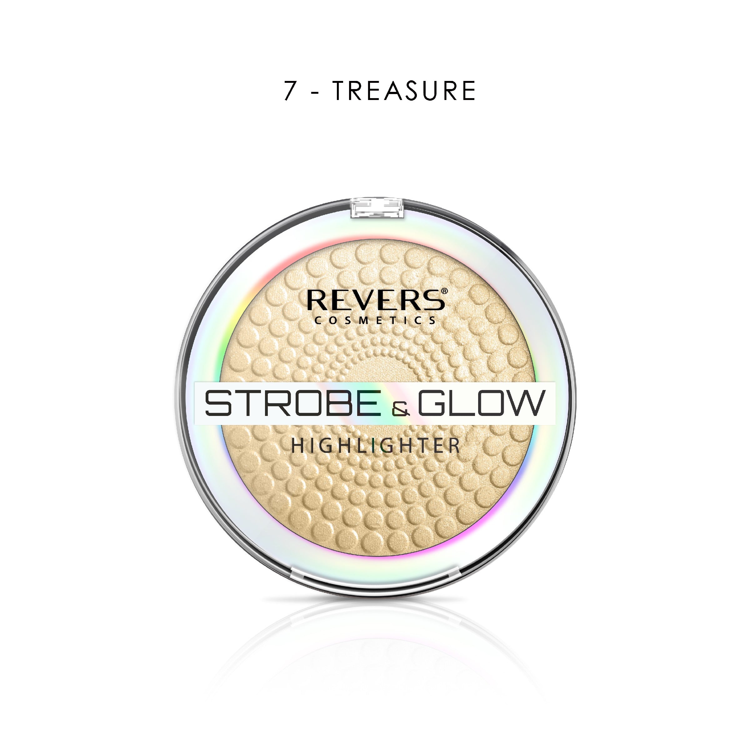 REVERS Illuminating Powder STROBE & GLOW HIGHLIGHTER 07 Treasure 8 g | Vaistine1.lt