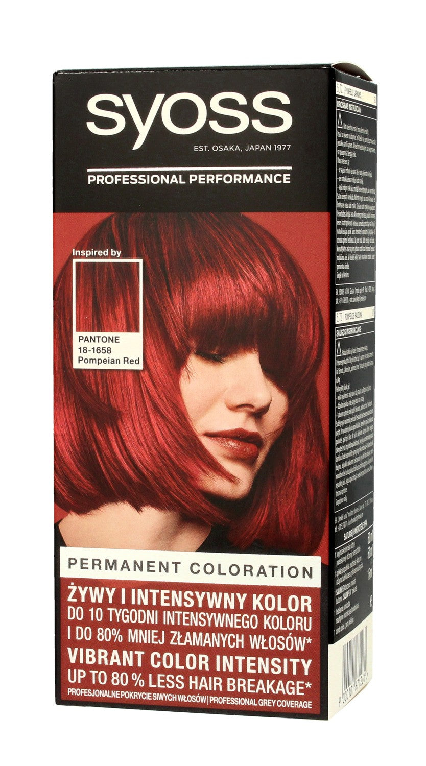 Schwarzkopf Syoss Hair Color 18-1658 Pompeian Red 1op. | Vaistine1.lt