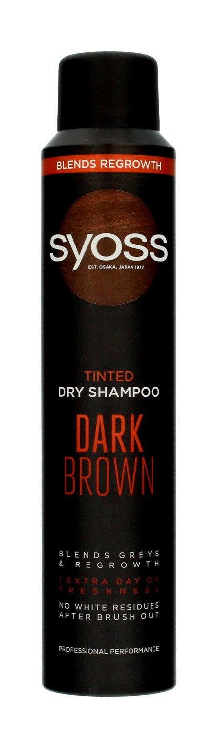 Schwarzkopf Syoss Dry Shampoo for Hair Dark Brown 200ml | Vaistine1.lt