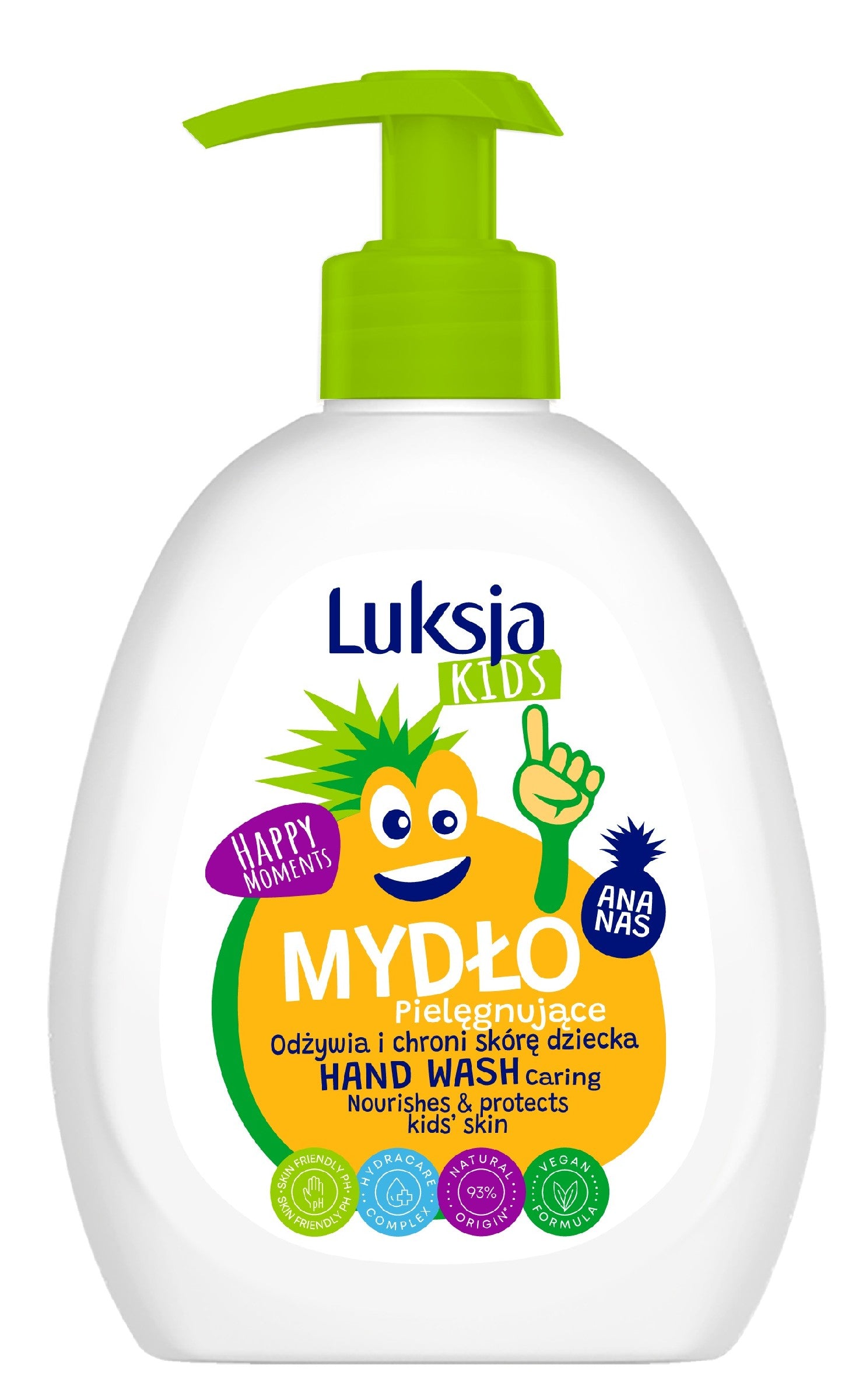 Luksja Kids Moisturizing Liquid Soap for Children - Pineapple 300ml | Vaistine1.lt