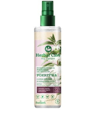 Farmona Herbal Care Normalizing Hair Rinse with Herbal Vinegar - Nettle 200ml | Vaistine1.lt