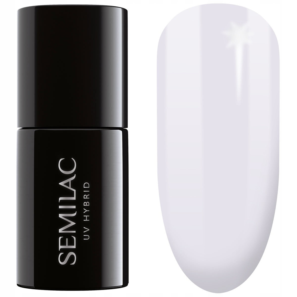 SEMILAC Hybrid Nail Polish Soulmate Mix - 384 Lavender Flowers 7ml | Vaistine1.lt