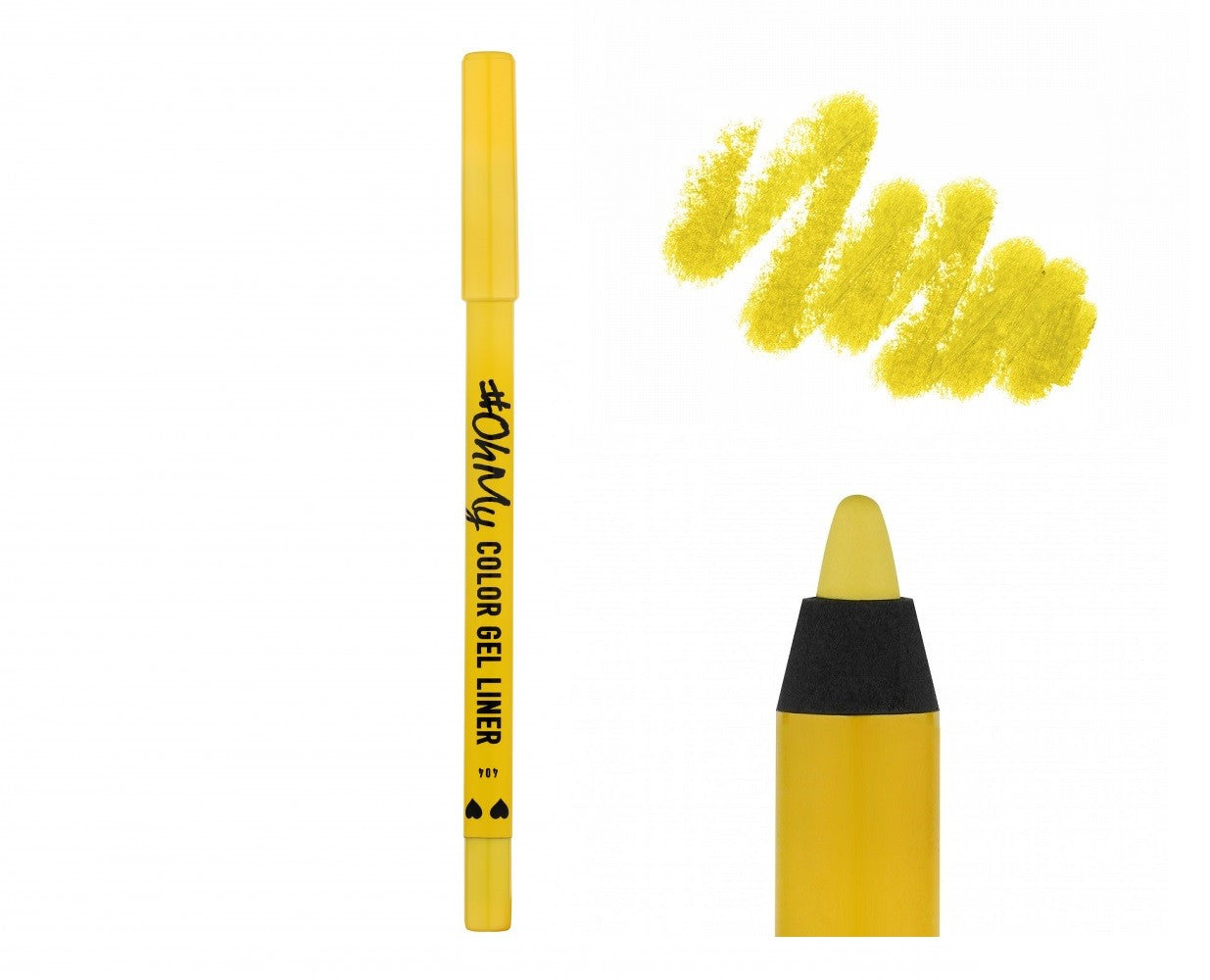 LAMEL OhMy Gel Pencil for Eyes Color Gel Liner No. 404 - yellow 1.4g | Vaistine1.lt