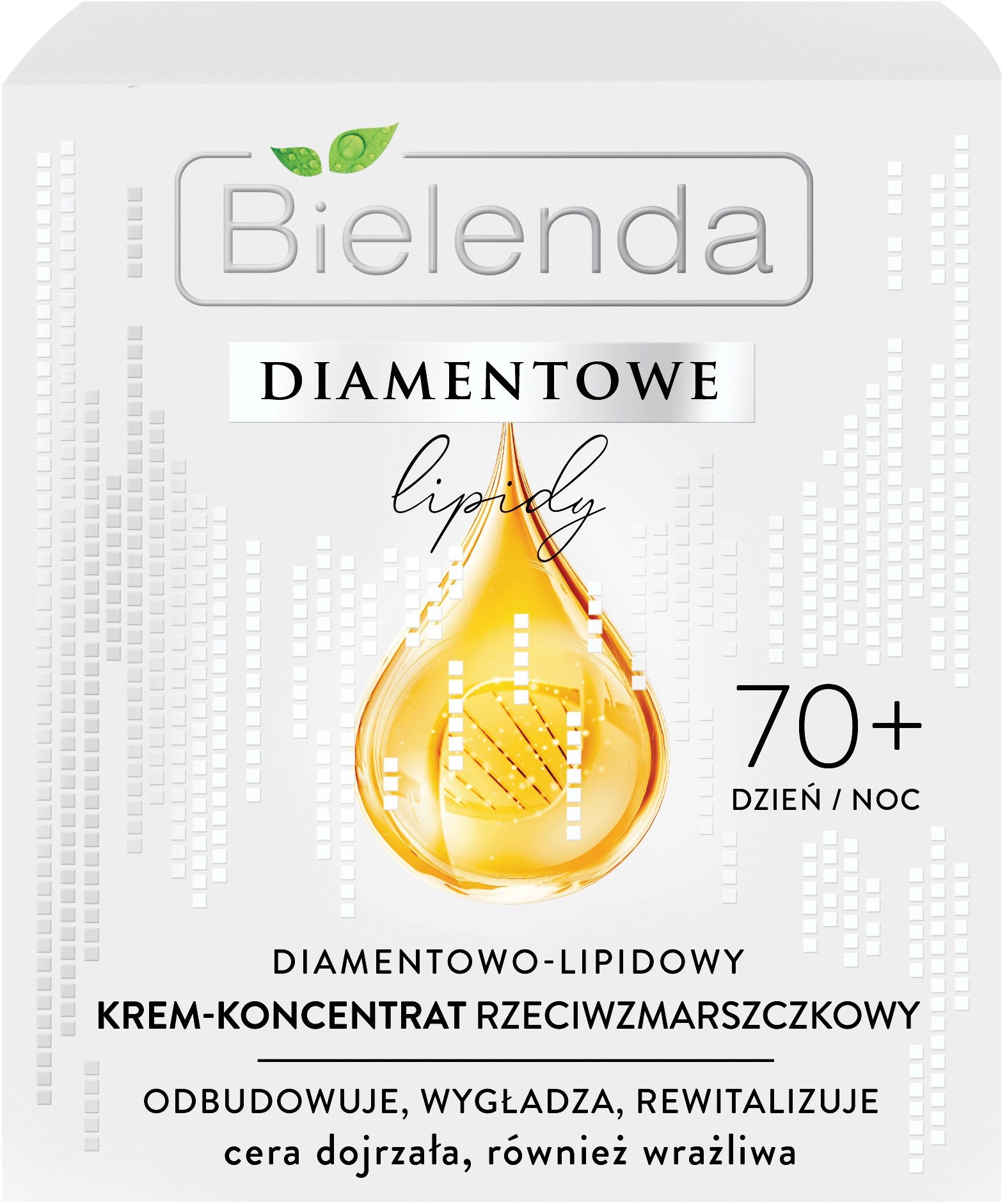 Bielenda Diamond Lipids 70+ Diamond-Lipid Cream - anti-wrinkle concentrate for day and night 50ml | Vaistine1.lt