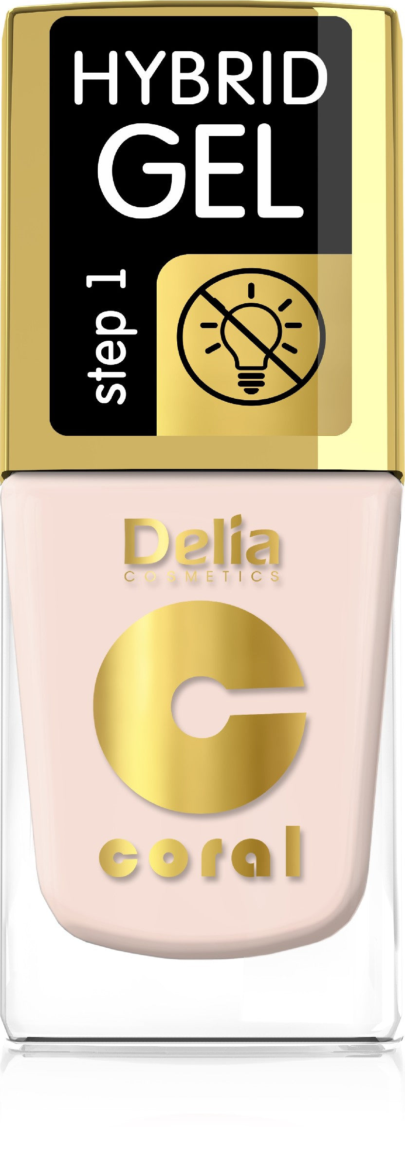 Delia Cosmetics Coral Hybrid Gel Nail Polish No. 67 11ml | Vaistine1.lt