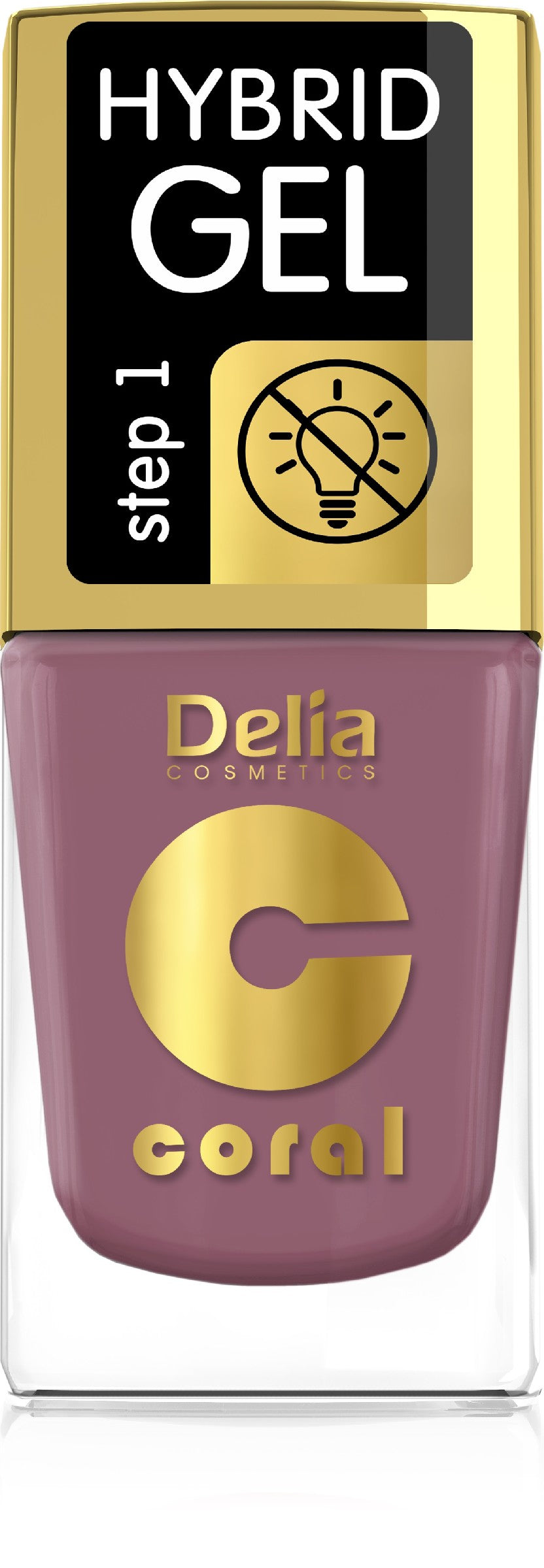 Delia Cosmetics Coral Hybrid Gel Nail Polish No. 69 11ml | Vaistine1.lt