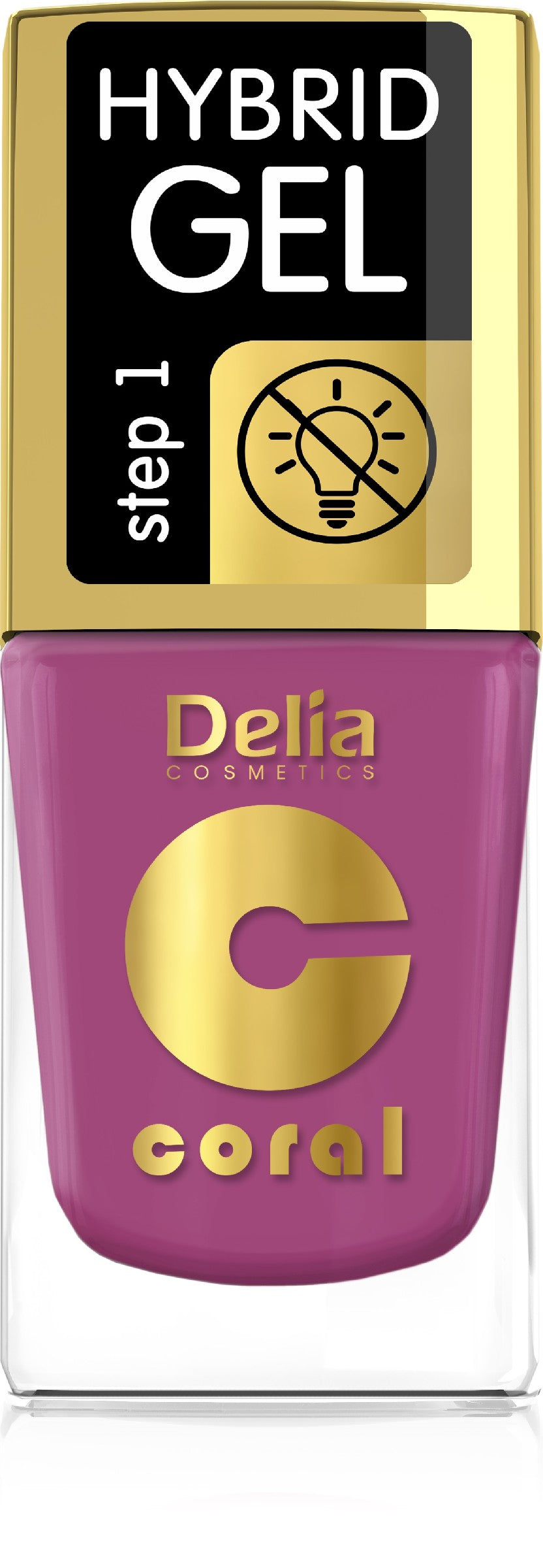 Delia Cosmetics Coral Hybrid Gel Nail Polish No. 70 11ml | Vaistine1.lt