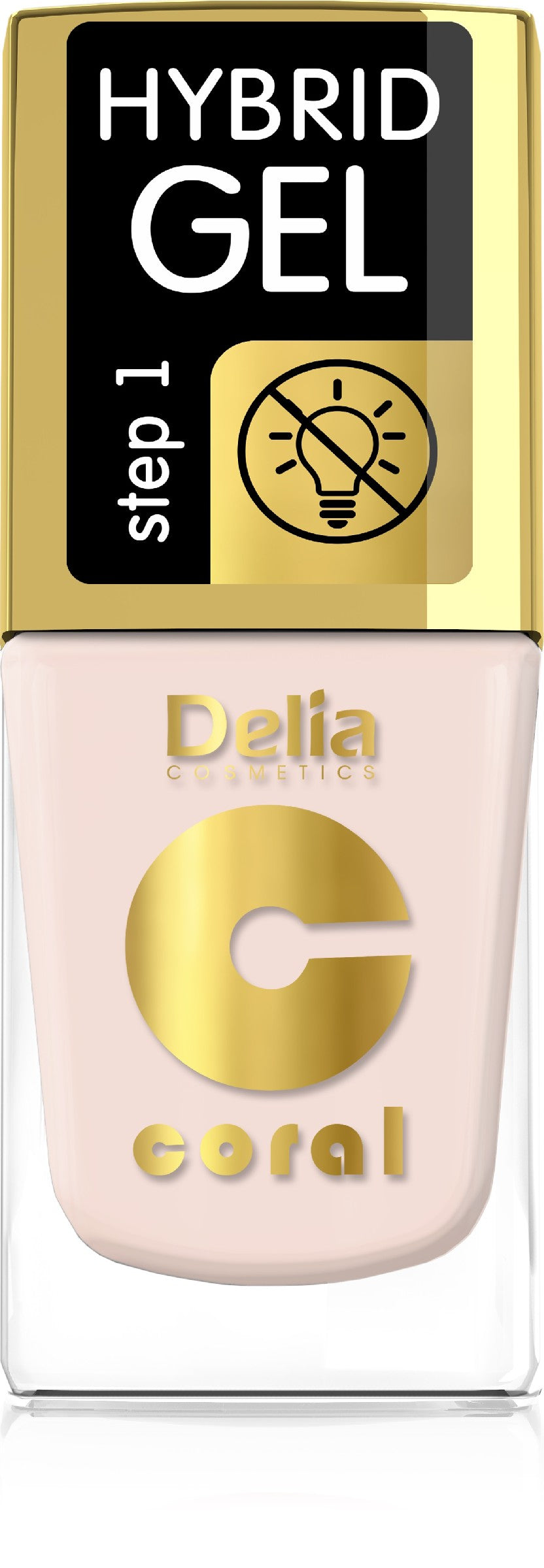 Delia Cosmetics Coral Hybrid Gel Nail Polish No. 82 11ml | Vaistine1.lt