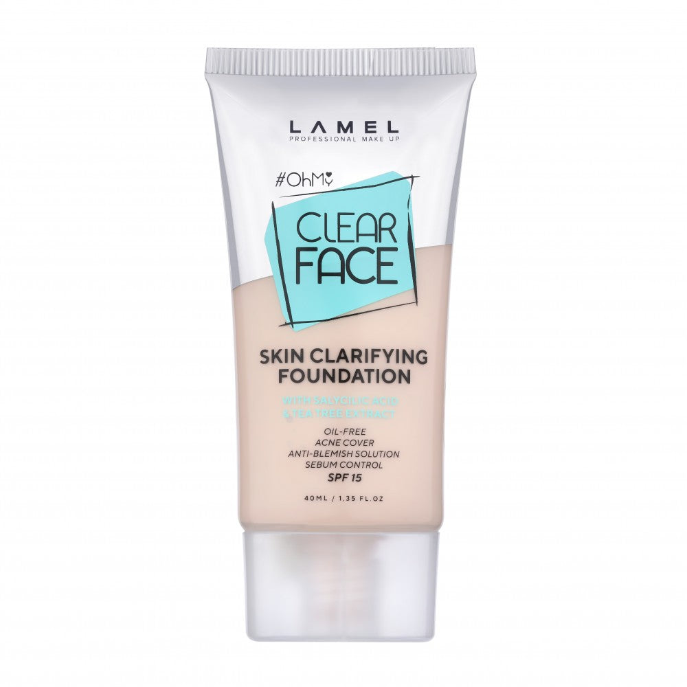 LAMEL OhMy Clear Face Foundation No. 402 Deep Beige 40ml | Vaistine1.lt