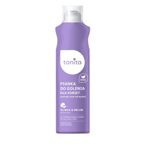 TANITA Vegan Shaving Foam for Women for All Skin Types Plum & Melon 200ml | Vaistine1.lt