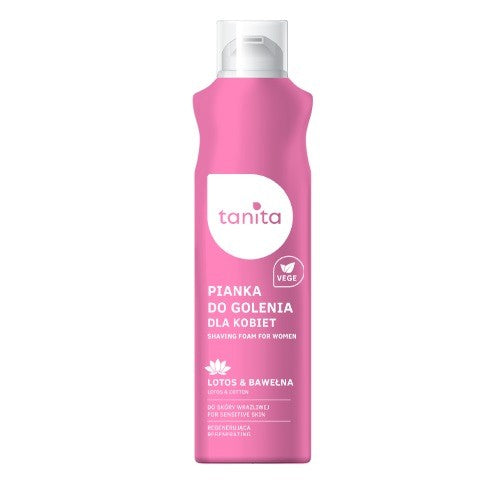 TANITA Vegan Shaving Foam for Women for Sensitive Skin Lotus & Cotton 200ml | Vaistine1.lt