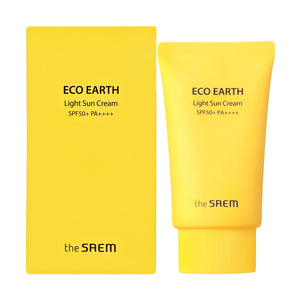 The SAEM Eco Earth Lekki Sunscreen SPF50+ 50ml | Vaistine1.lt