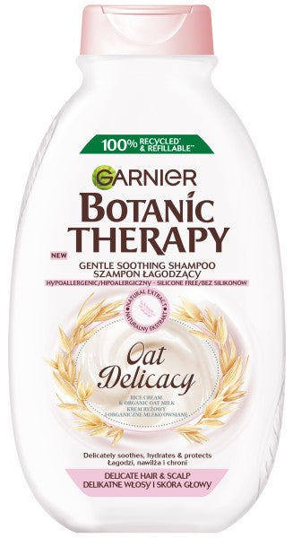 Garnier Botanic Therapy Soothing Shampoo Oat Delicacy - for delicate hair and scalp 400ml | Vaistine1.lt