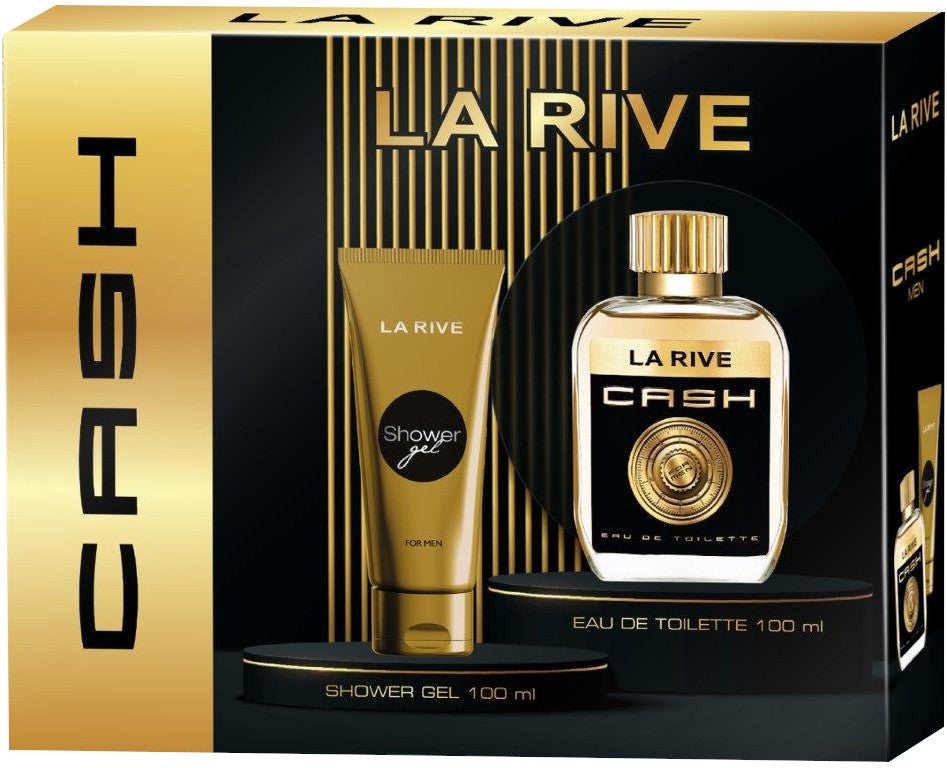 La Rive for Men Cash gift set (eau de toilette 100ml + shower gel 100ml) | Vaistine1.lt | WestPharmacy.eu