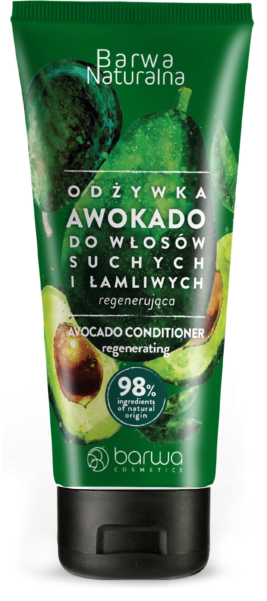 BARWA Natural Avocado Regenerating Conditioner for Dry and Brittle Hair 200ml | Vaistine1.lt