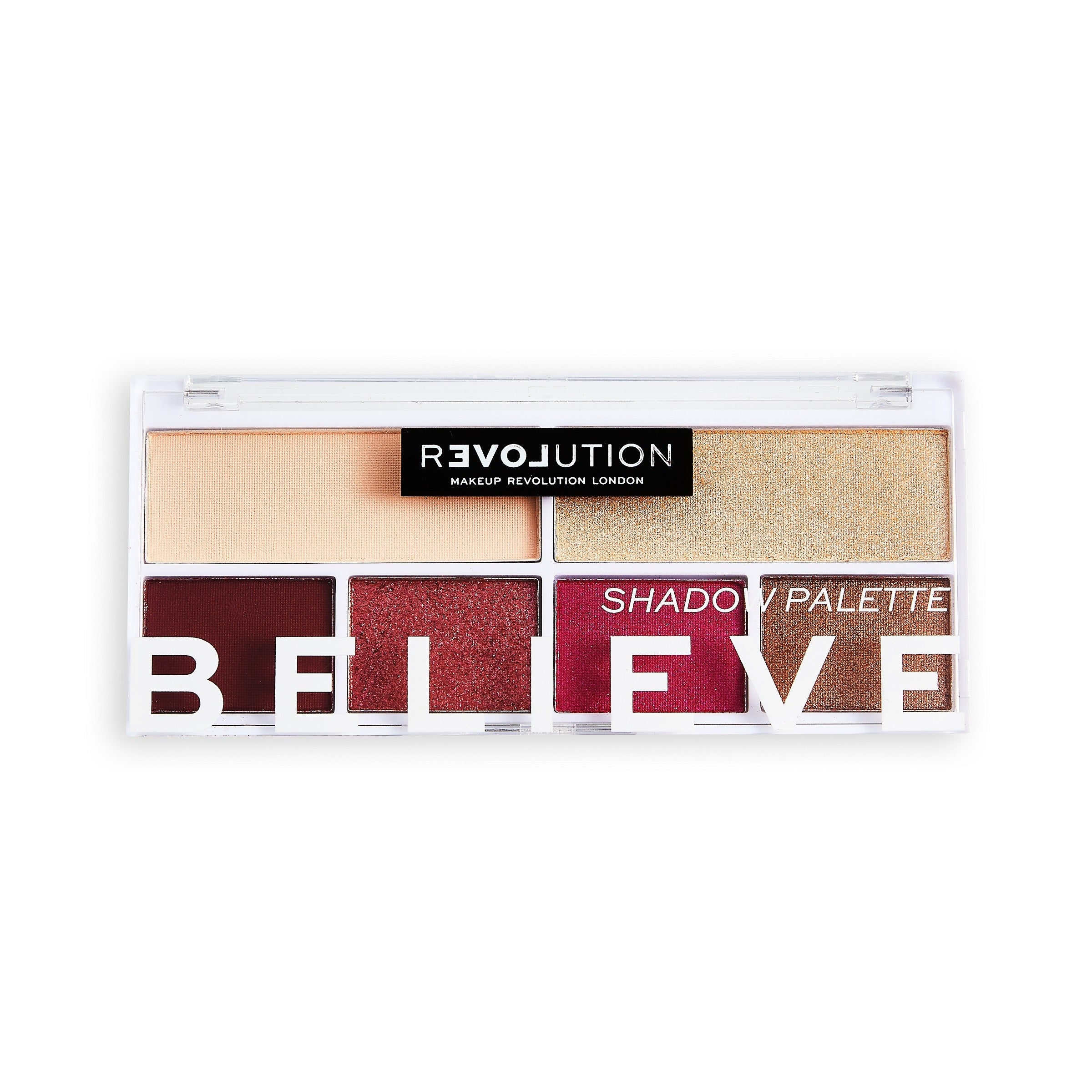 Makeup Revolution Relove Eyeshadow Palette (6) Believe 1pc | Vaistine1.lt