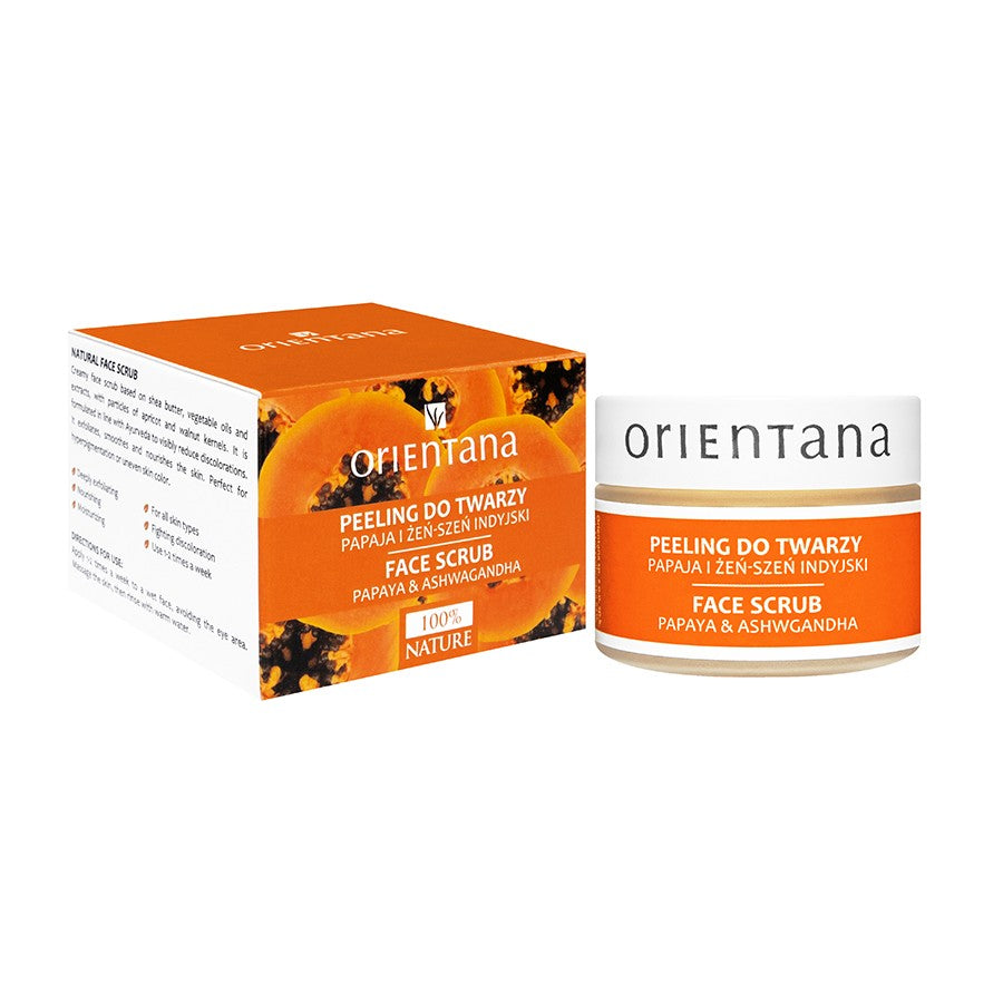 Orientana Face Peeling PAPAYA-INDIAN GINSENG 50g | Vaistine1.lt