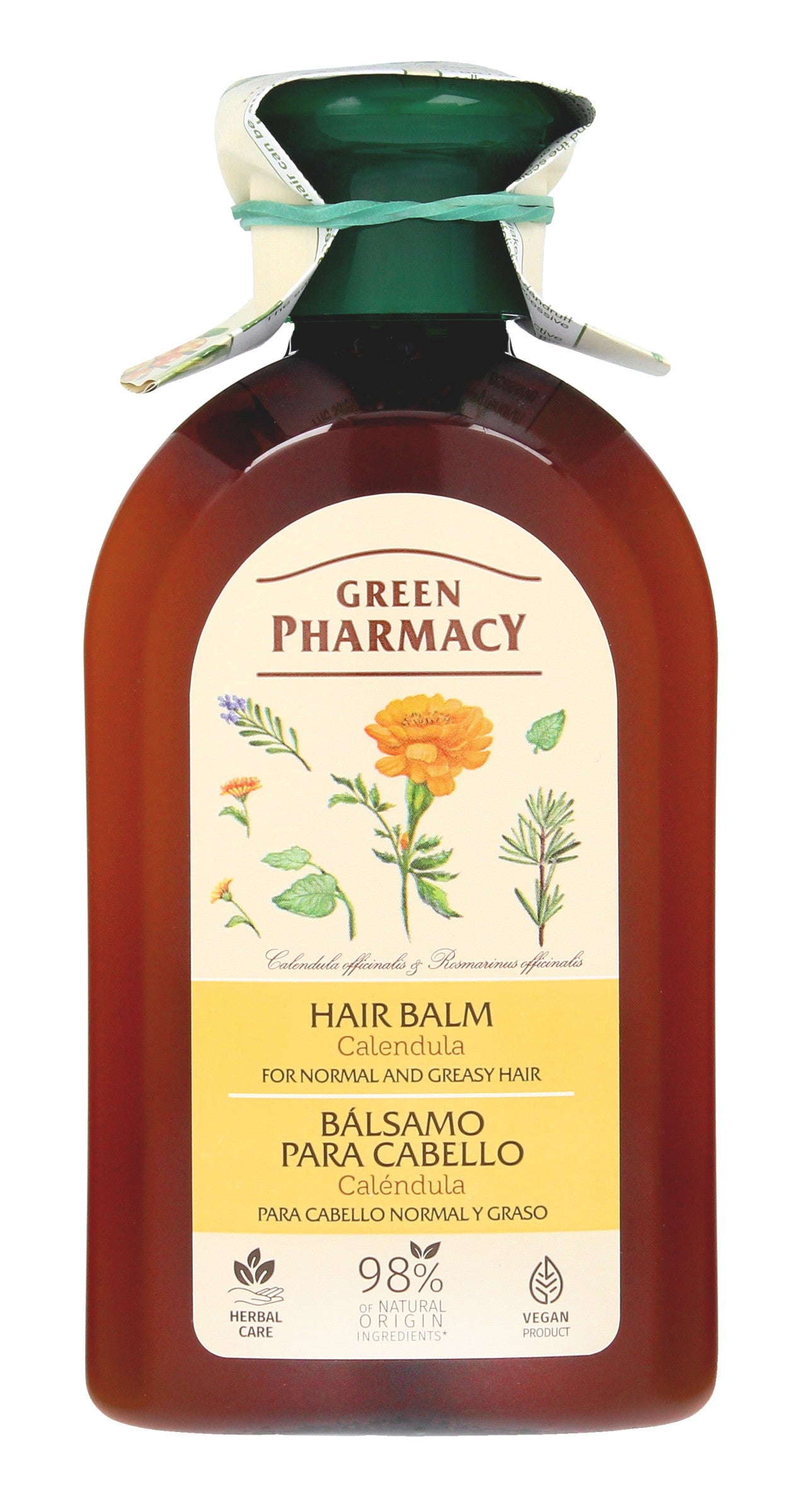 Green Pharmacy Balsam for normal and oily hair - Marigold 300ml | Vaistine1.lt