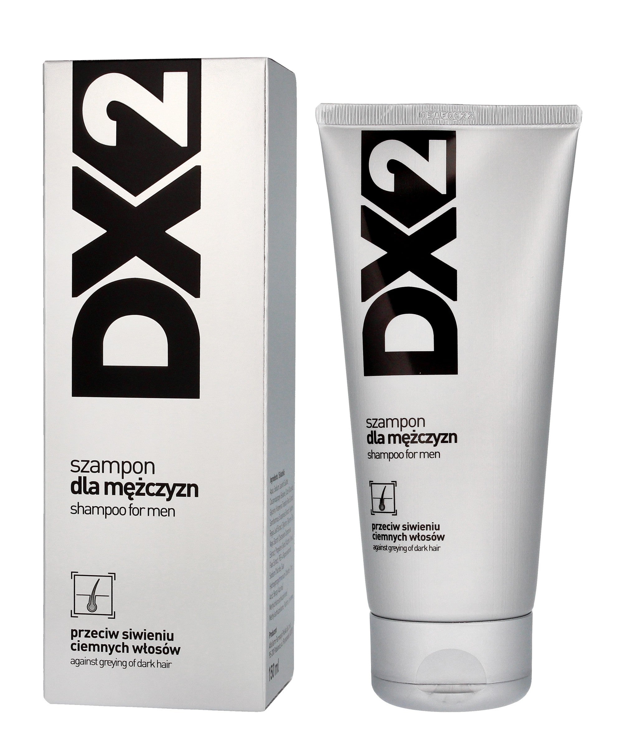 DX2 Hair Shampoo Against Graying of Dark Hair 150 ml | Vaistine1.lt