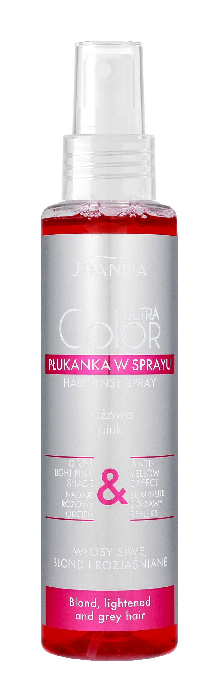 Joanna Ultra Color System Hair Rinse Spray - Pink 150ml | Vaistine1.lt