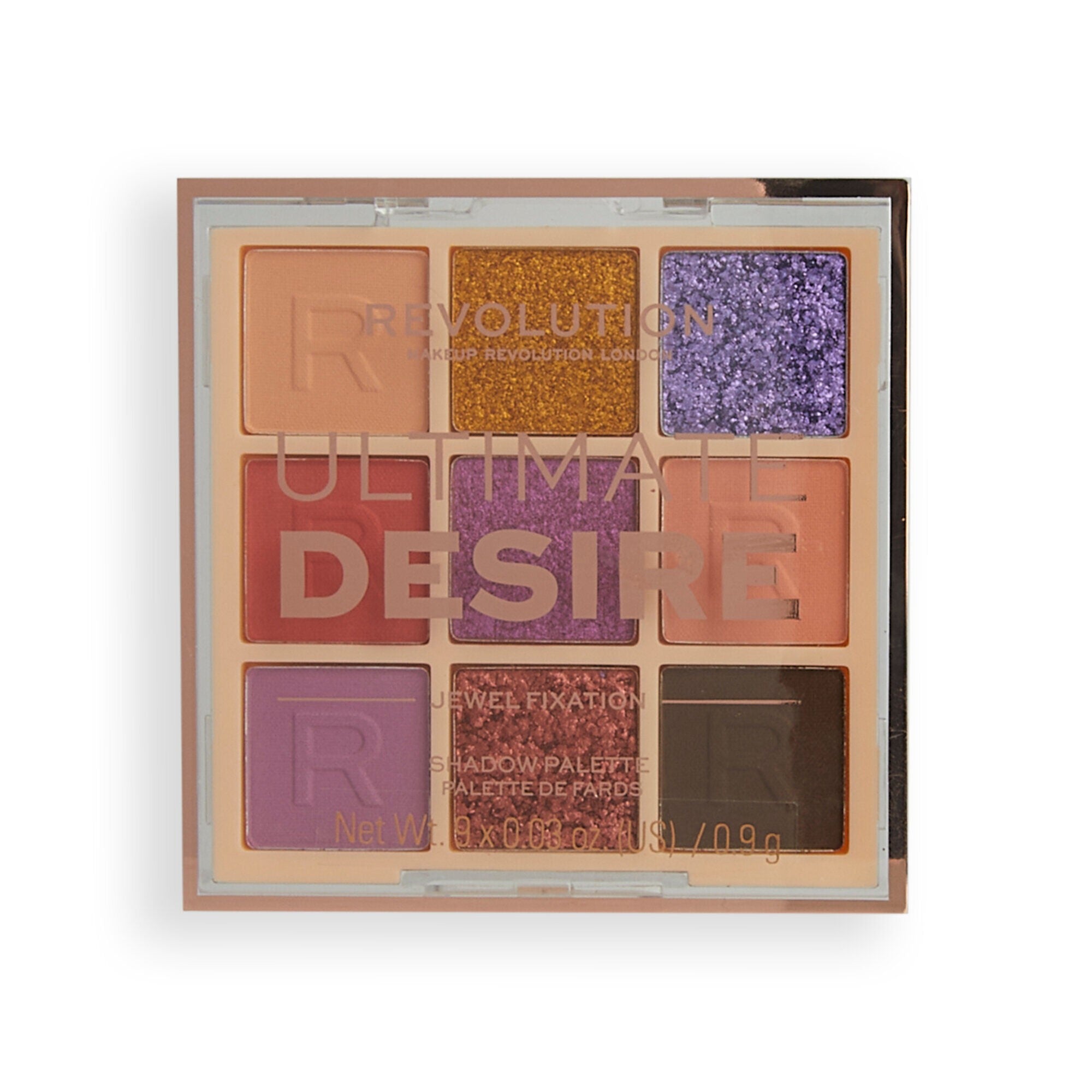 Makeup Revolution Ultimate Desire Eyeshadow Palette (9) - Jewel Fixation 1pc | Vaistine1.lt