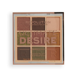 Makeup Revolution Ultimate Desire Eyeshadow Palette (9) - Stripped Khaki 1pc | Vaistine1.lt